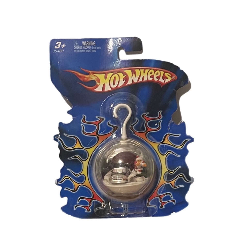 Hot Wheels 2005 Happy Holidays Christmas Truck Santa Ornament Red Bulb